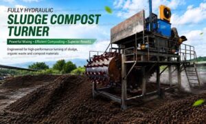 Fully Hydraulic Sludge Compost Turner