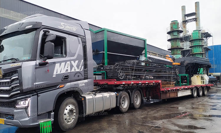 Organic Fertilizer Granulation Line Shipped