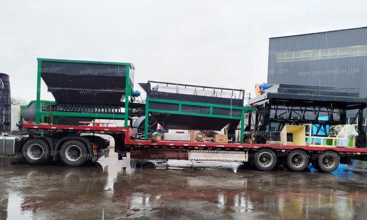 Pig Manure Fertilizer Machine Shipped