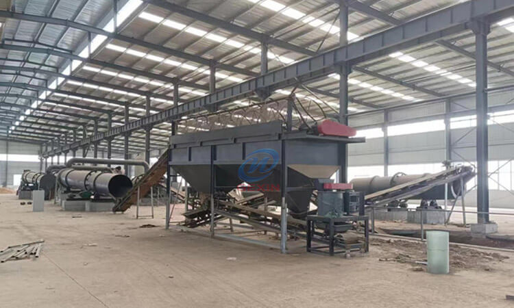 10TPY Chicken Manure Organic Fertilizer Production Line