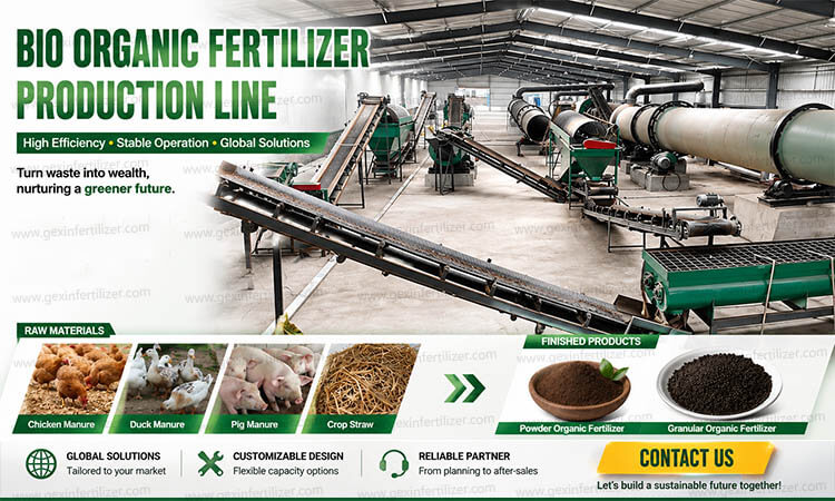 Complete Bio Organic Fertilizer Production Line