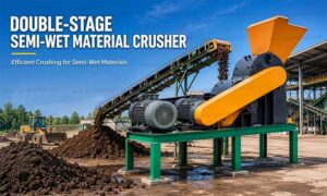 Double-Stage Semi-Wet Material Crusher for Organic Fertilizer