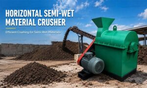 Horizontal Semi-Wet Material Crusher for Organic Fertilizer