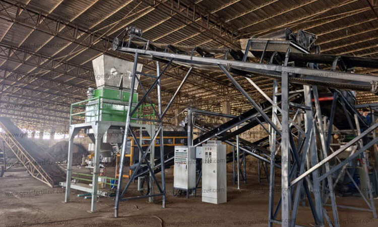 Pig Manure Powder Organic Fertilizer Production Line in Africa