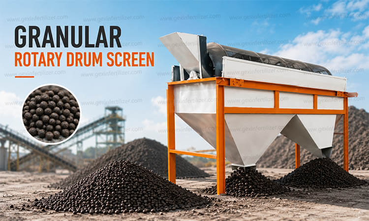 Granular Rotary Drum Screen