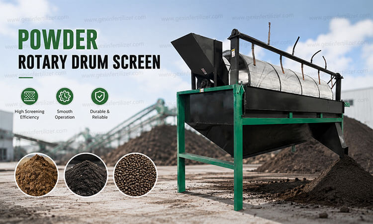 Powder Rotary Drum Screen