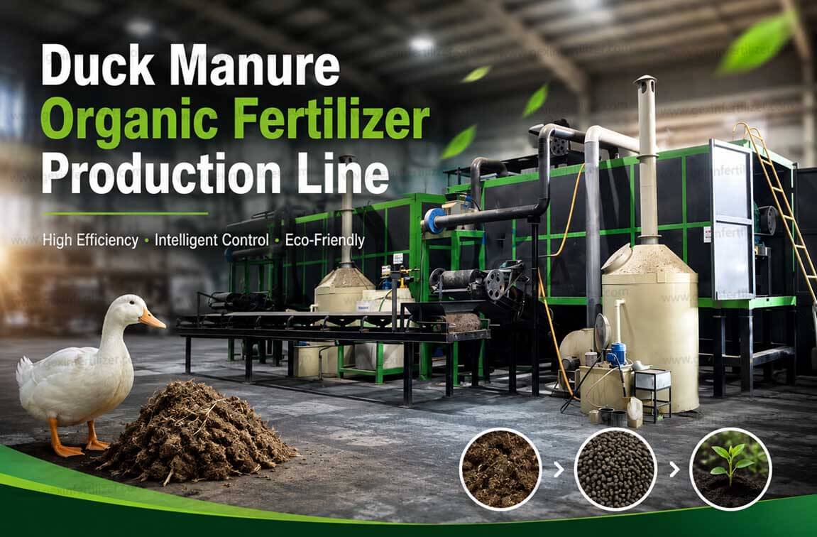Duck Manure Organic Fertilizer Production Line