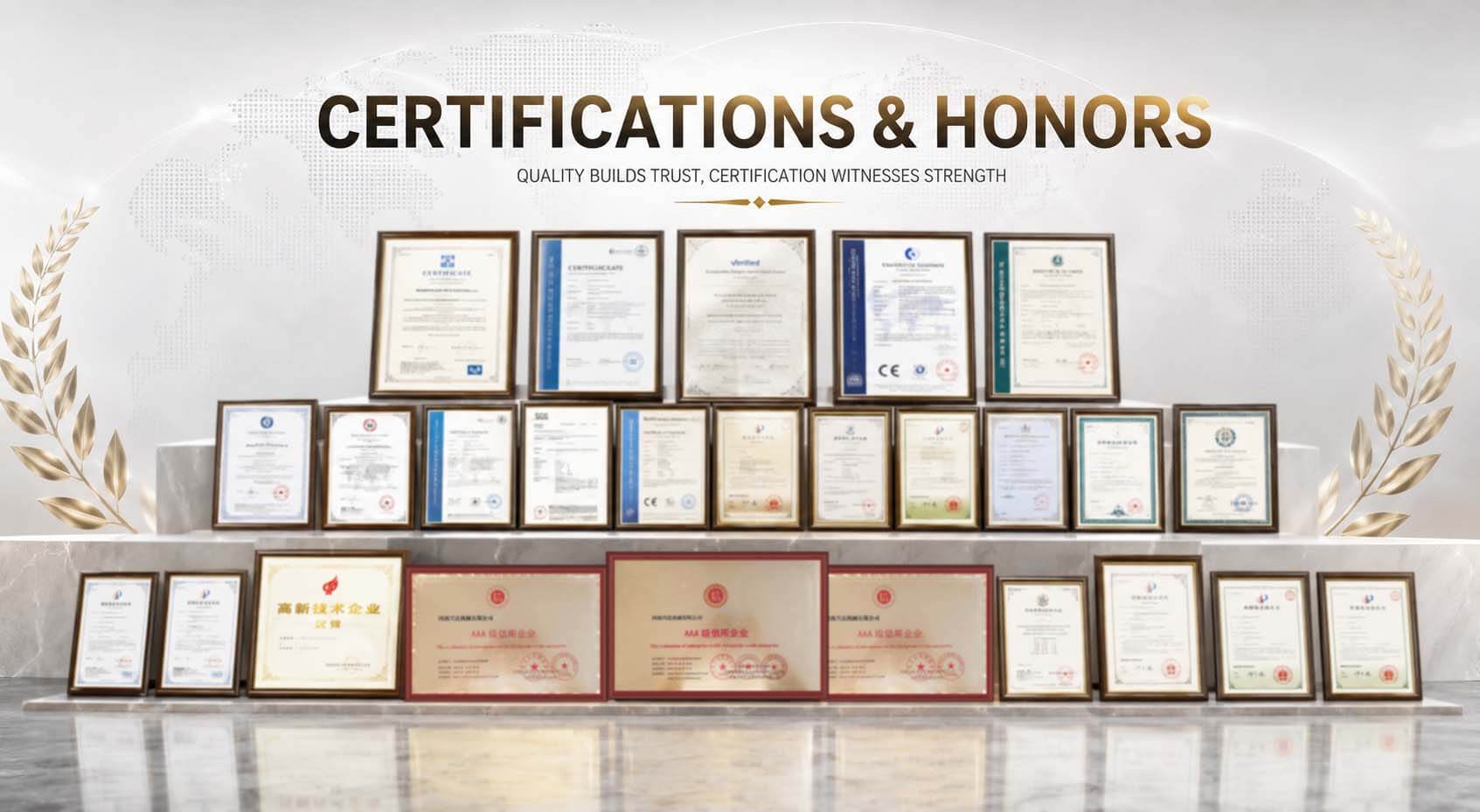Qualification Certificate for Fertilizer Production Line
